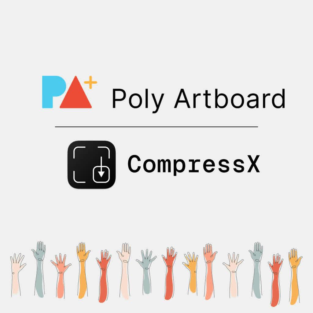 poly artboard and compressx